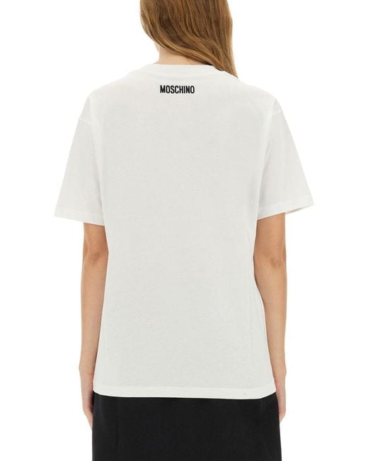 Moschino White "Smiley" T-Shirt