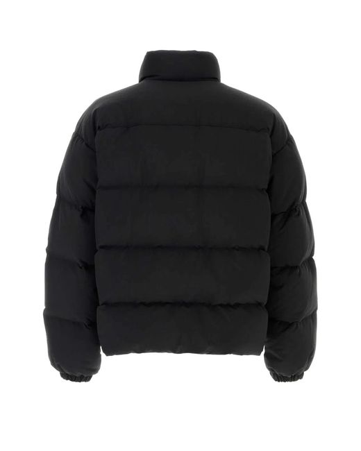 Jil Sander Black Down Blouson 21 W Logo for men