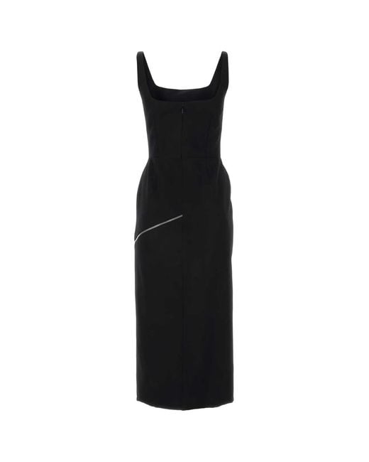 McQueen Black Abito