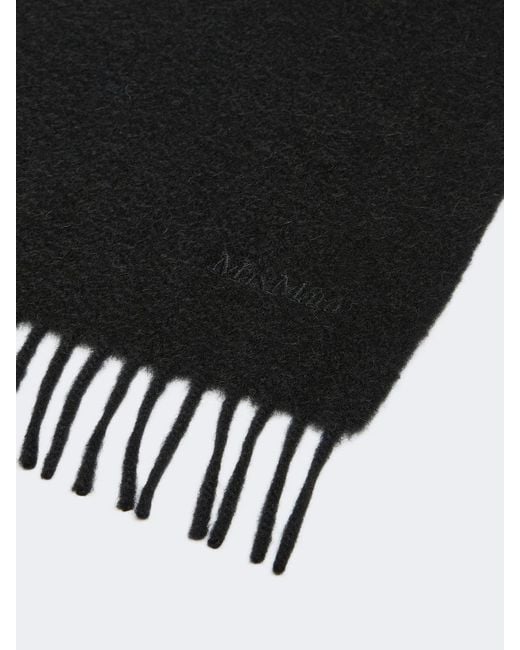 Max Mara Black Tartan Stole