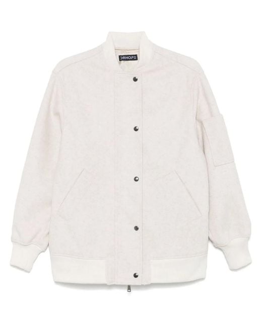 DR. HOPE Gray Bomber Jacket