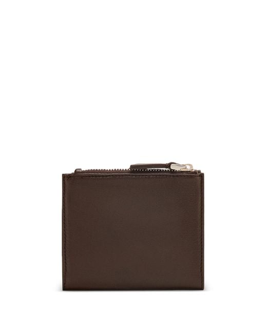 AMI Brown Leather Wallet for men