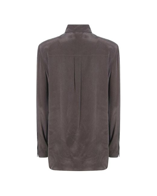 Pinko Brown Silk Shirt
