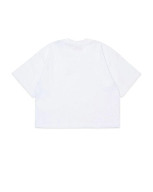 DIESEL White T-Shirt With Logo