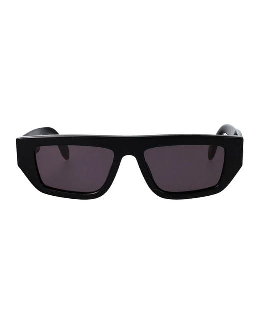 Palm Angels Black Shiny Acetate Sunglasses