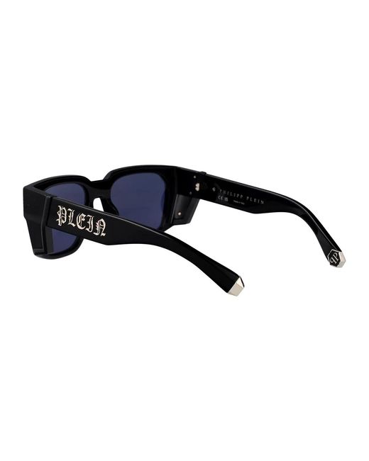 Philipp Plein Blue Acetate Sunglasses