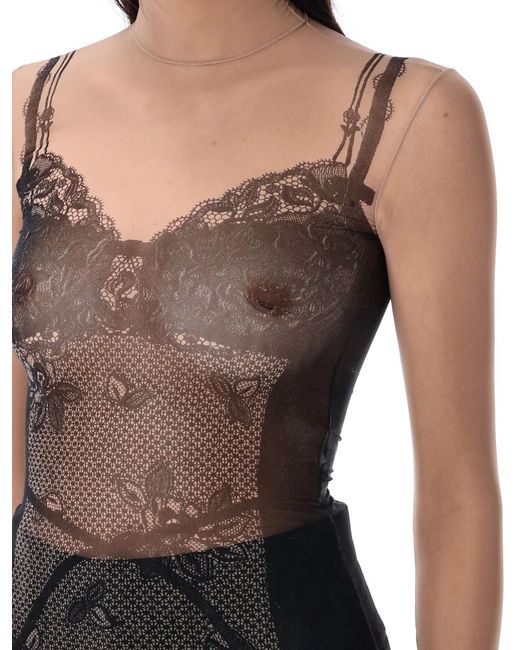 Balenciaga Black Top Lingerie