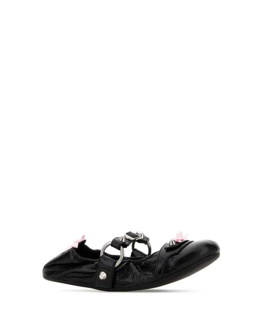 Balenciaga Black City Flat L005