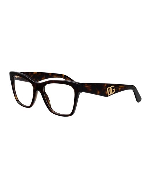 Dolce & Gabbana Black Havana Acetate Glasses