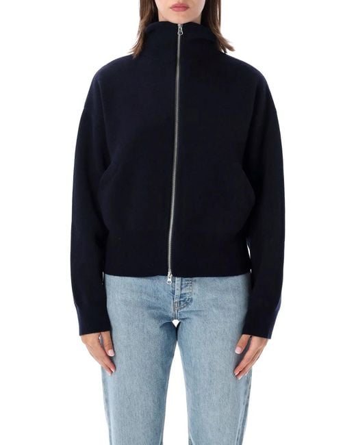 Extreme Cashmere Blue N°385 Xtra Cute Zip Cardigan