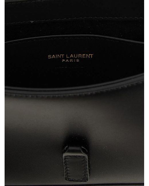 Saint Laurent Black 'Hobo Le 5 À 7' Mini Handbag