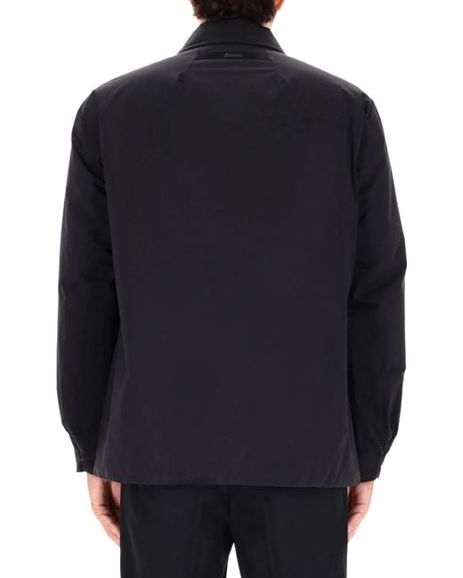 Laminar Blue Two Layer Goretex Shirt Jacket for men