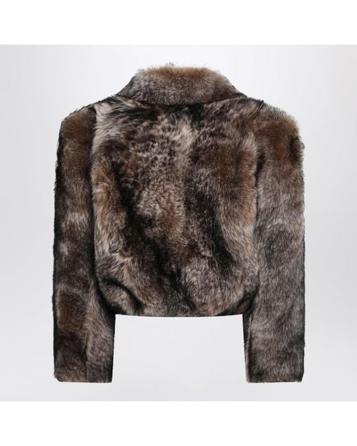 Chloé Brown Short Shearling Jacket