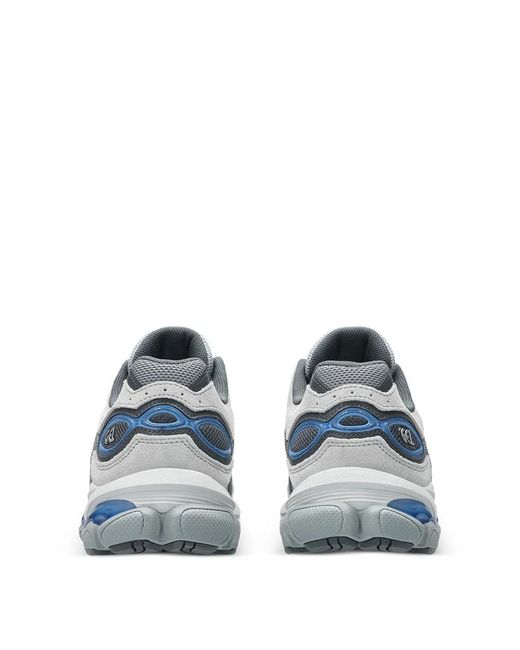 Asics Gray Gel Nyc 2.0 Mesh And Suede Sneakers for men