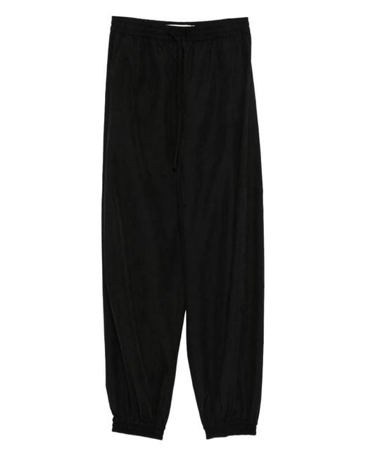 Rohe Black Balloon Trousers Elastic Waist