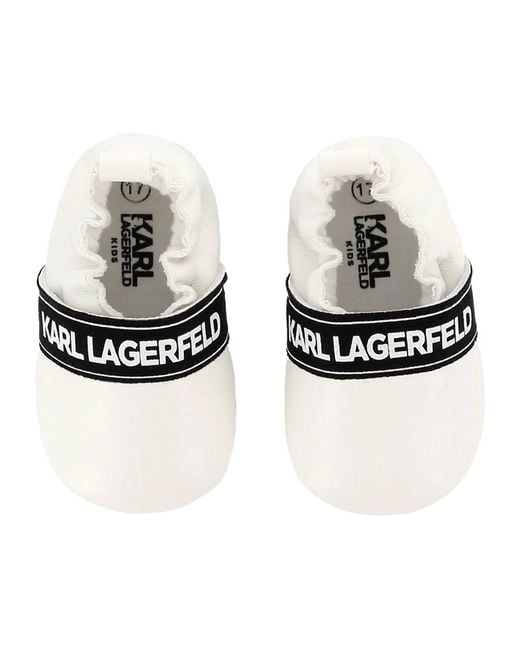 Karl Lagerfeld White Shoes