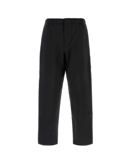 Herno Black Pants for men