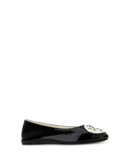 Tory Burch Black Ballrina Riva Nera