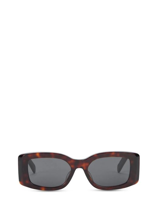 Céline White Sunglasses Triomphe Xl