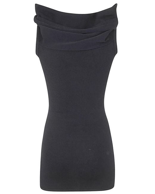 Wardrobe NYC Black Off Shoulder Dress Mini