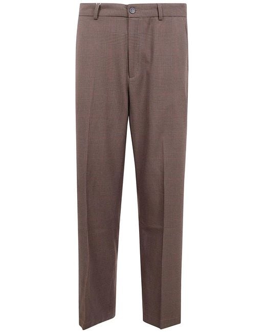 Les Deux Brown "Randall Houndstooth" Suit Pants for men