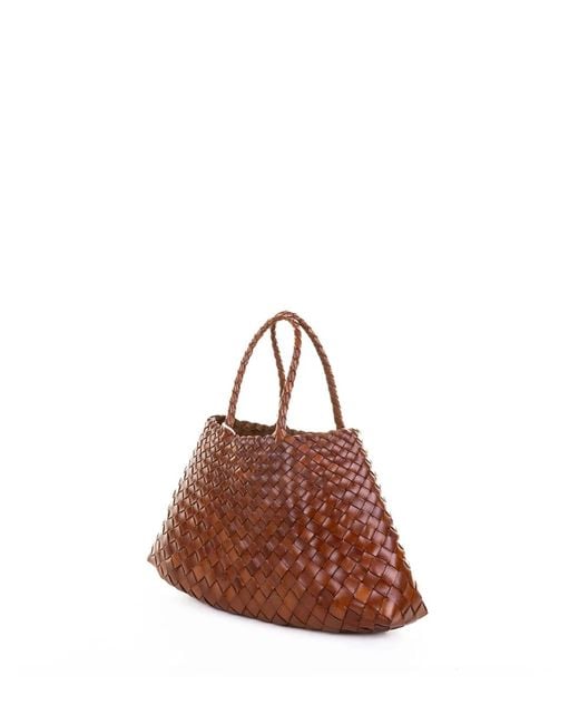 Dragon Diffusion Brown Santa Croce Small Bag