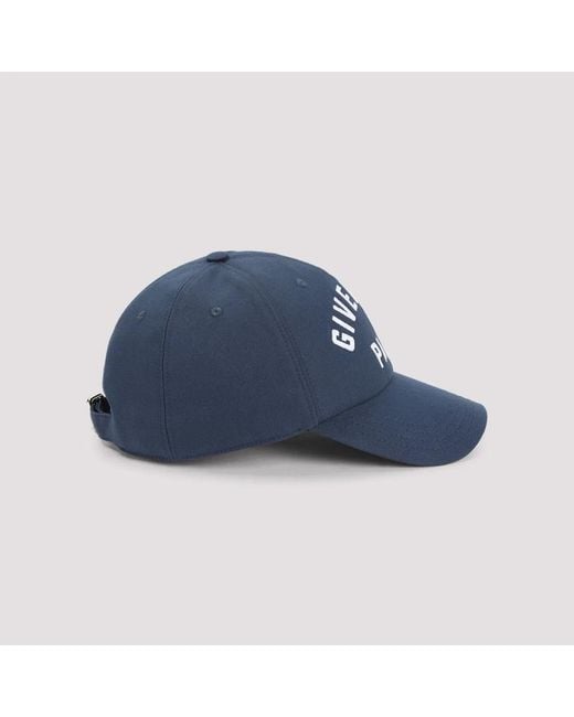 Givenchy Blue Logo Baseball Cap for men