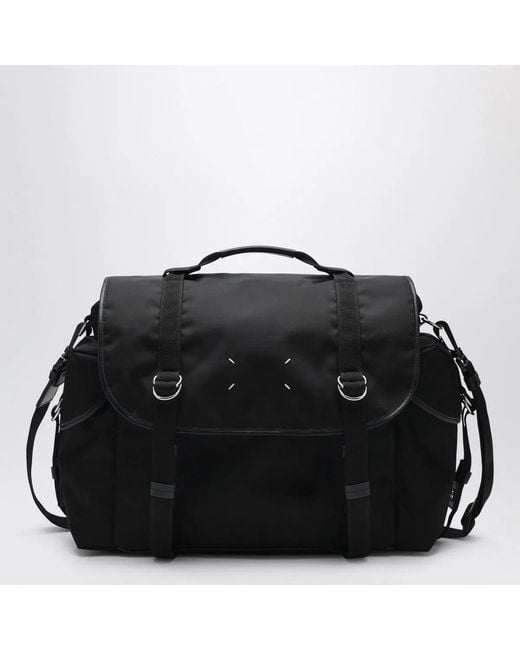 Maison Margiela Black High Tech Messenger Bag for men