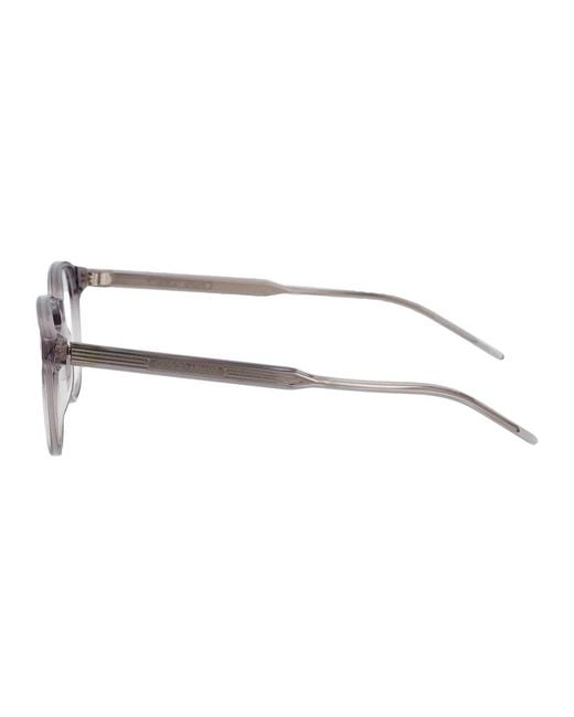Giorgio Armani Gray Transparent Acetate Optical Glasses