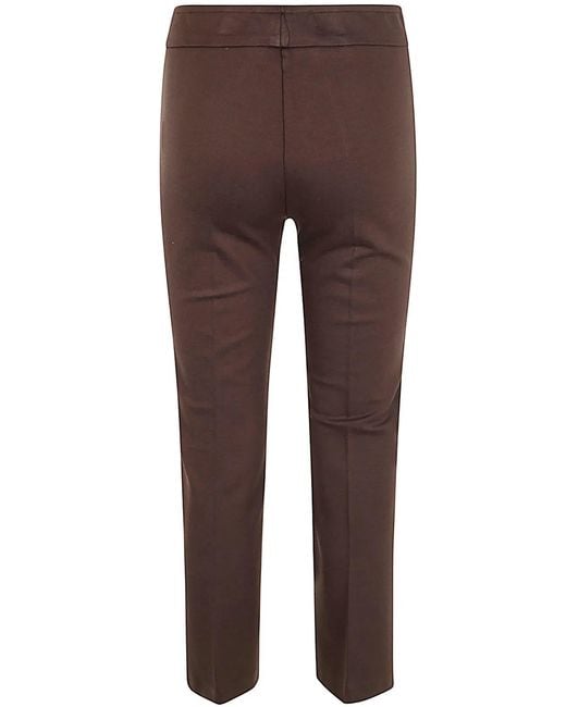 DR. HOPE Brown Gym Flare Trousers