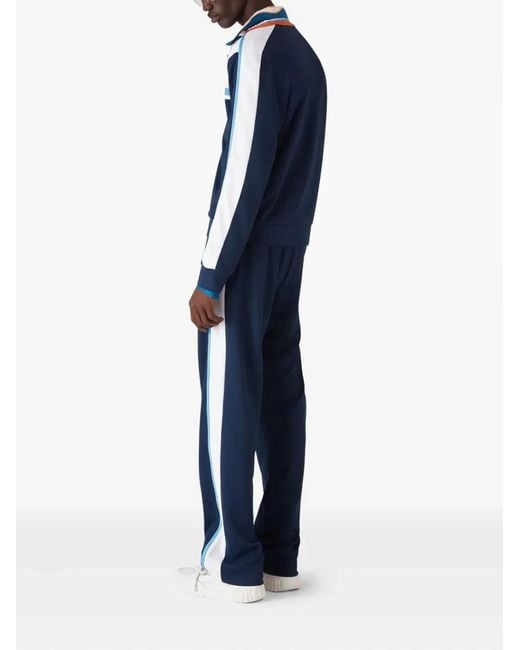Casablanca Blue Track Pants With Side Stripe for men