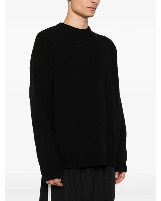 Balenciaga Black Wool Sweater Knitted Garment for men