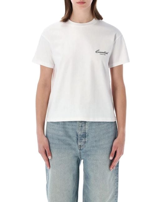 Fear Of God Blue Essentials Fear Of God Classic Tee