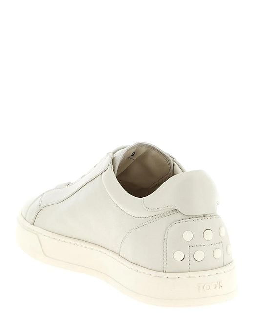 Tod's White 'Sportivo' Sneakers for men