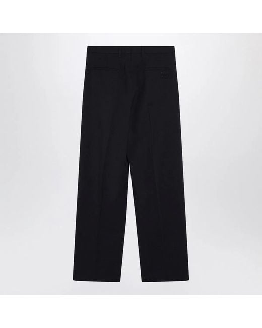 Miu Miu Black Wool Trousers