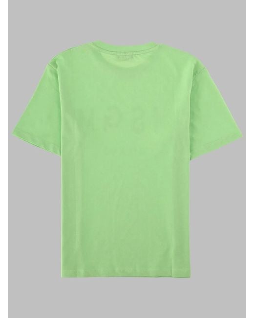 MSGM Green Jersey T-Shirt