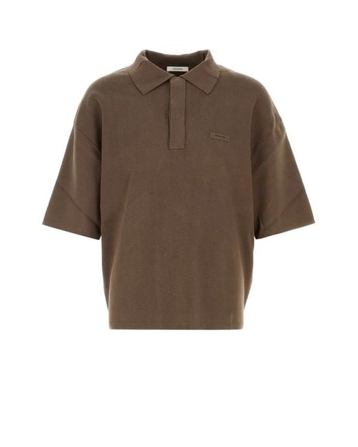 Entire studios Brown Ss Club Polo for men