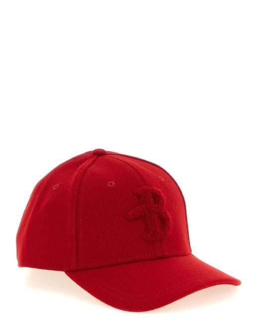 Ballantyne Red Monogram Patch Cap