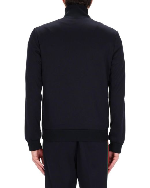 Gucci Blue Jacket With Zip for men