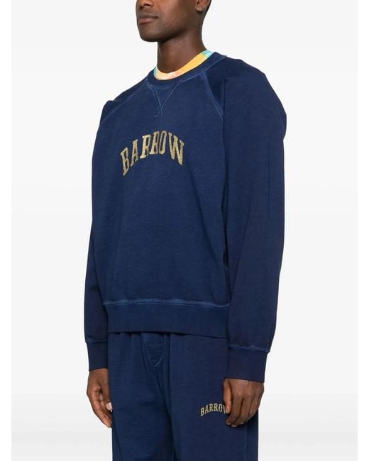 Barrow Blue Sweatshirt for men
