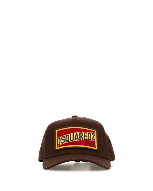 DSquared² Brown Baseball Caps for men