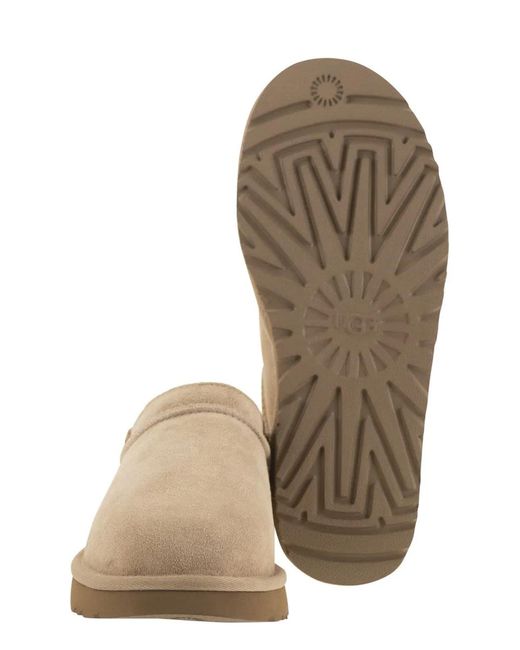 Ugg Brown Classic Micro Boots