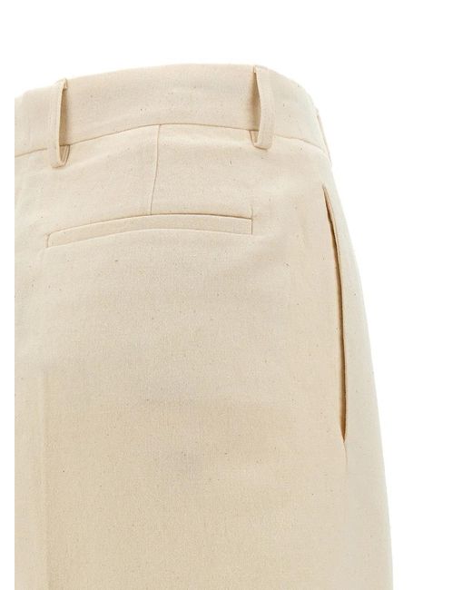 J.W. Anderson Natural J.W.Anderson Logo Band Panel Pants