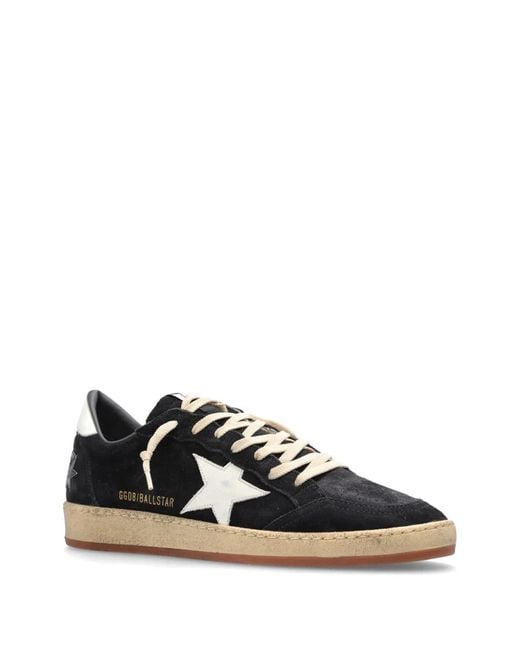 Golden Goose Deluxe Brand Black Ball Star Suede Sneakers for men
