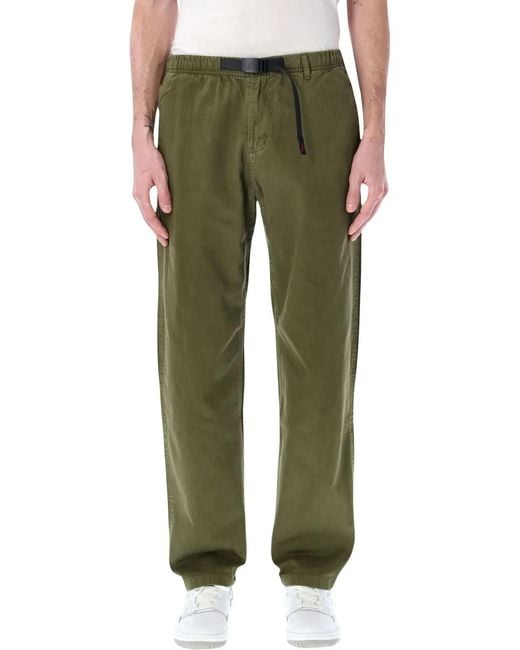 Gramicci Green Cotton Relaxed G-Pants for men