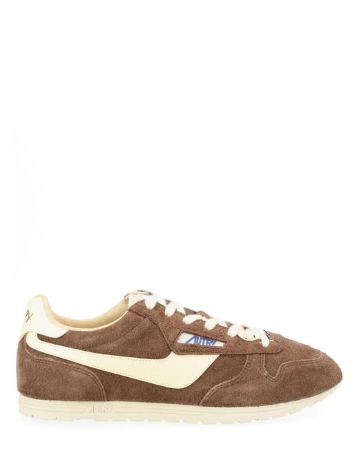 Autry Brown Windspin Sneakers for men