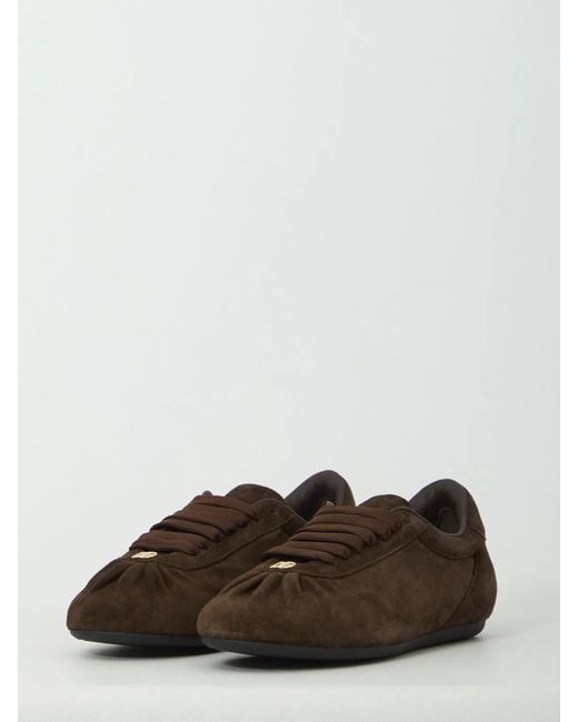 Dolce & Gabbana Brown Dolce & Gabbana Fitted Sneakers