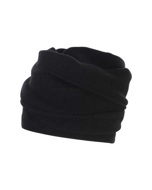 Flapper Black Atena Hat And Scarf