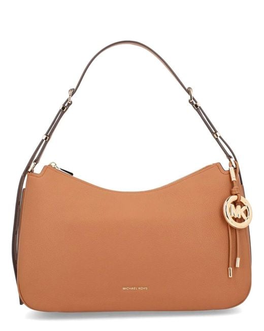 MICHAEL Michael Kors Brown Leather Shoulder Bag