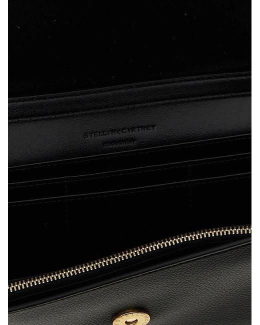 Stella McCartney Black 'Ryder' Wallet On Chain